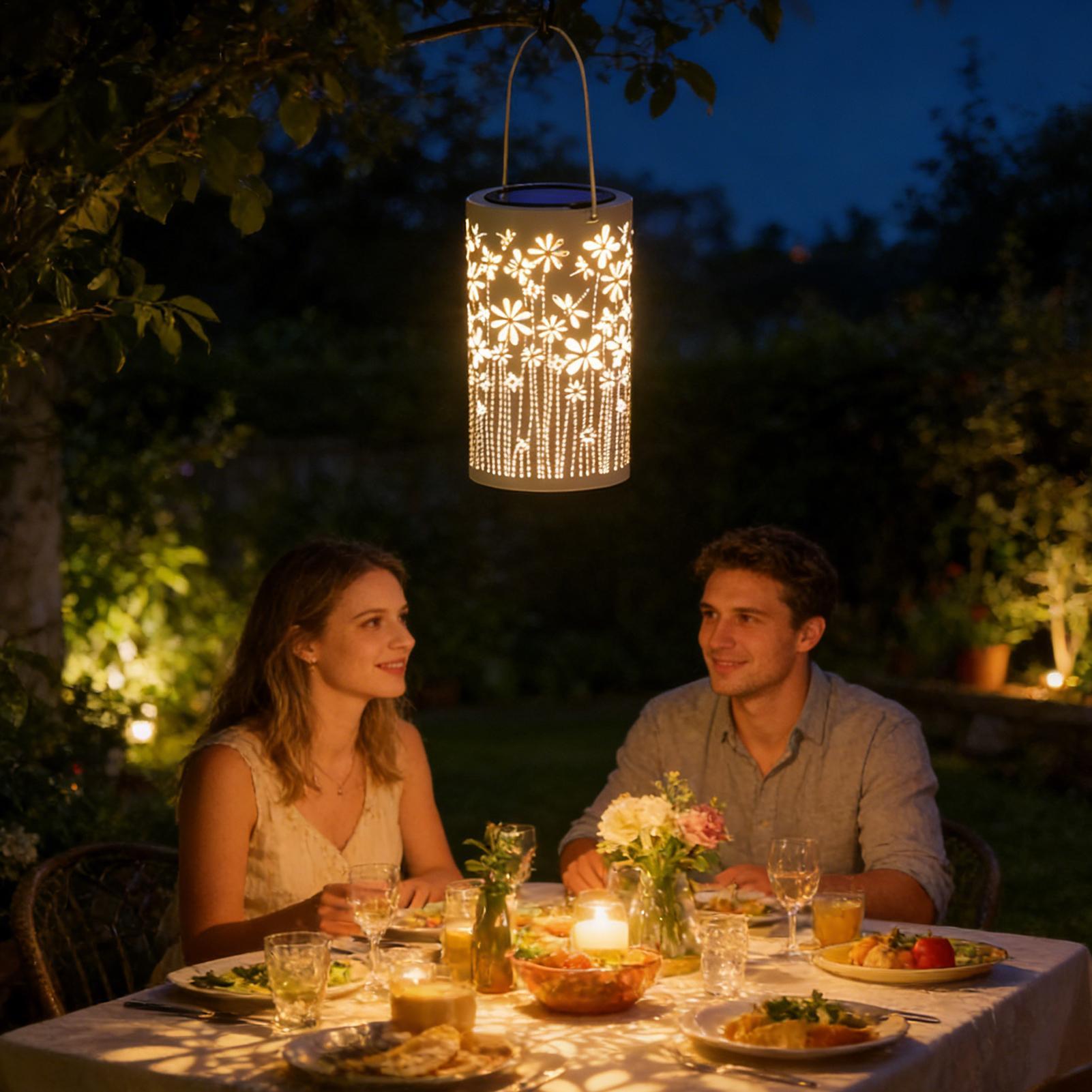 Outdoor Lighting Decoration - Outdoor Lanterns For Porch Waterproof Flower