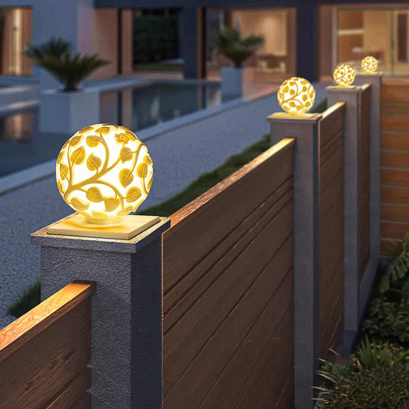 Outdoor Lighting Decoration - Outdoor column lights solar LED column
