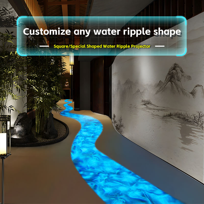 Square Water Ripple Projector  - Outdoor Lighting Logo recension och pris