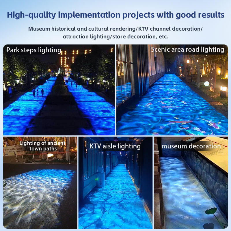 Square Water Ripple Projector  - Outdoor Lighting Logo recension och pris