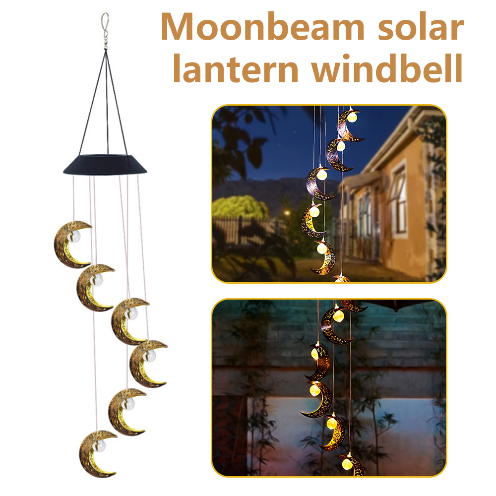 Moon Outdoor Solar Wind Chime  - Outdoor Lighting At Lowe'S recension och pris