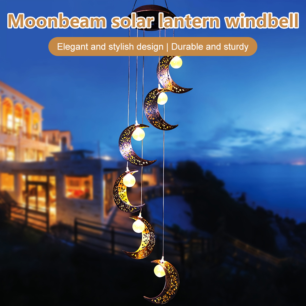 Moon Outdoor Solar Wind Chime  - Outdoor Lighting At Lowe'S recension och pris