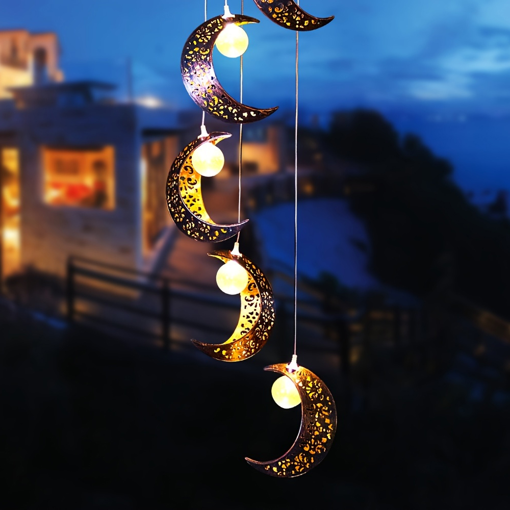 Moon Outdoor Solar Wind Chime  - Outdoor Lighting At Lowe'S recension och pris