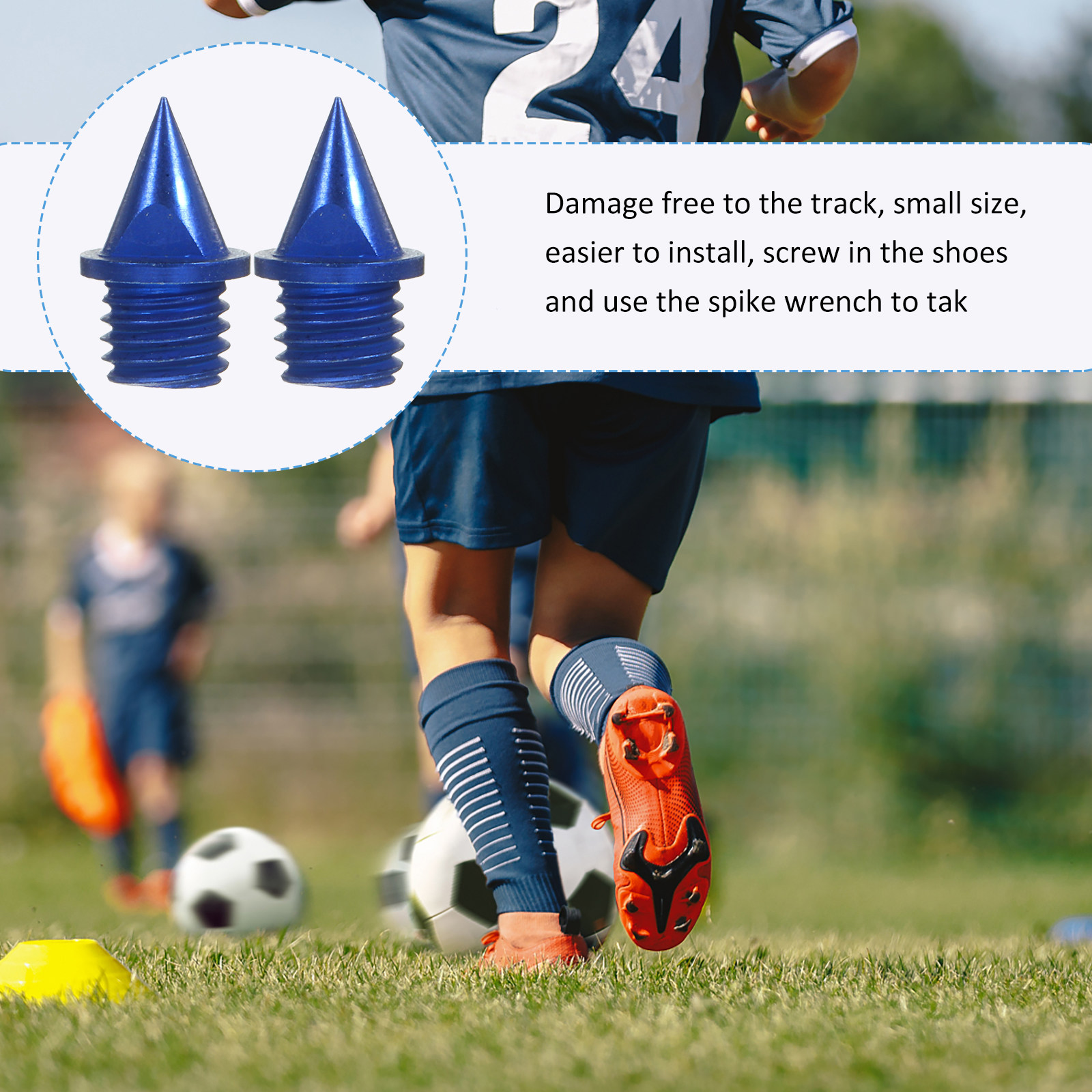 1Set Carbon Steel Track Spikes - Outdoor Lighting Track recension och pris