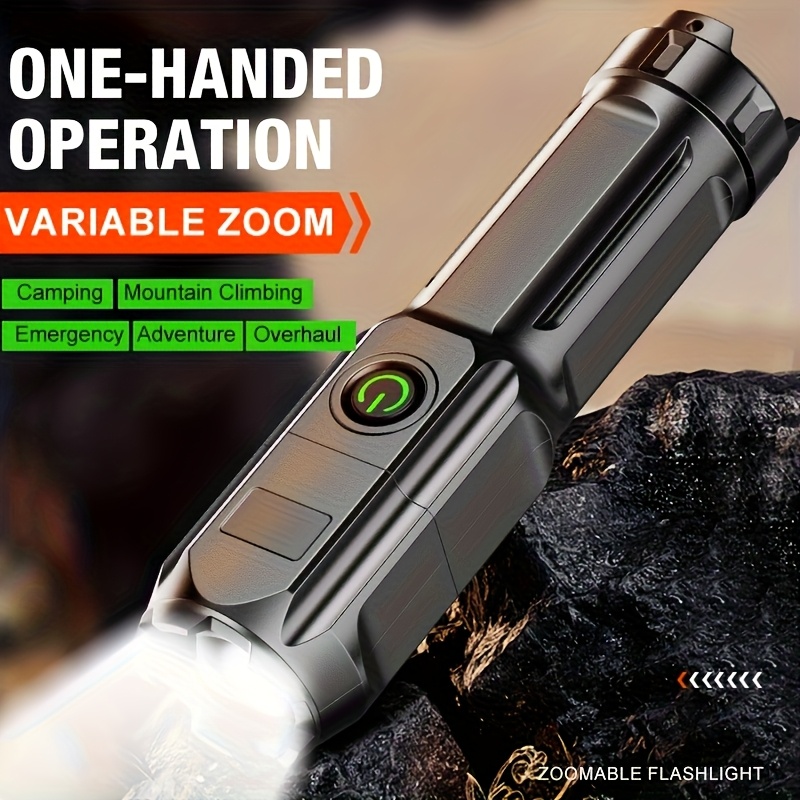 LED Camping Torch Flashlight H - Outdoor Lighting Battery Powered recension och pris