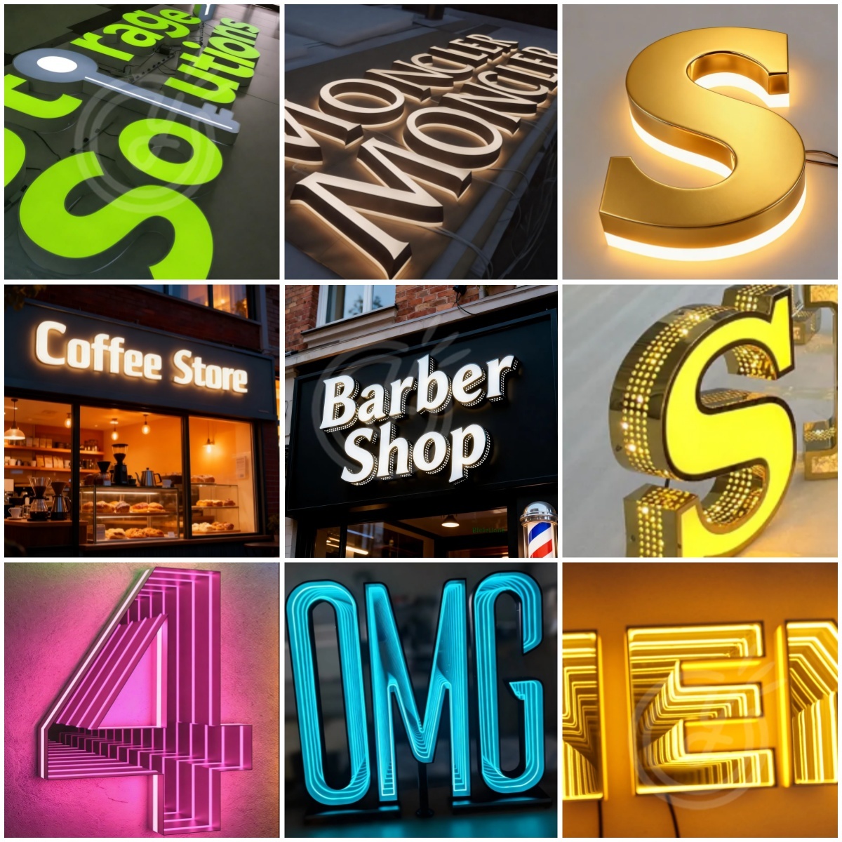 Custom Acrylic Signs Sign Led  - Outdoor Lighting Logo recension och pris