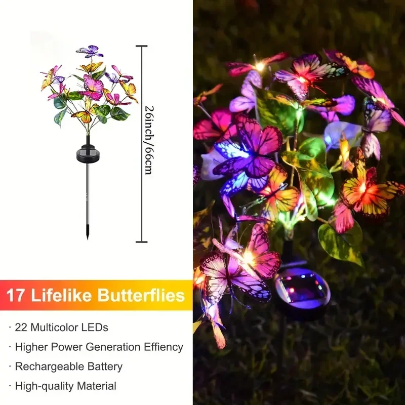 Solar LED Butterfly Garden Lig - Outdoor Lighting Manufacturers recension och pris