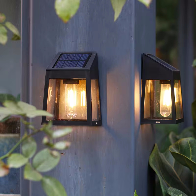 Solar Wall Light Outdoor Water - Outdoor Lighting Driveway recension och pris