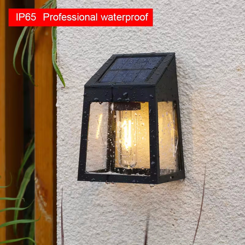 Solar Wall Light Outdoor Water - Outdoor Lighting Driveway recension och pris