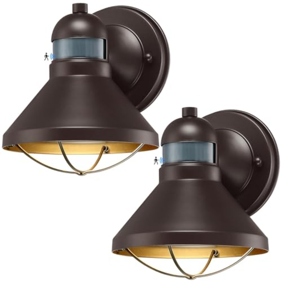 2 Pack Motion Sensor Outdoor L - Wall Lighting Outdoor recension och pris