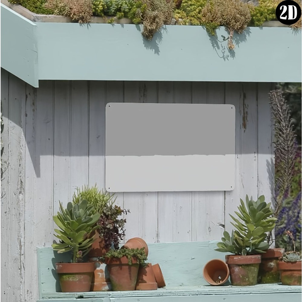 2D Metal Tin Sign, Young Girl  - Wall Lighting Outdoor recension och pris