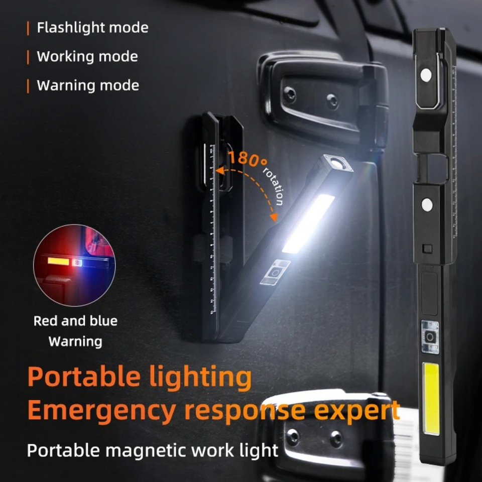 Rechargeable LED Flashlight Wo - Outdoor Lighting Hooks recension och pris