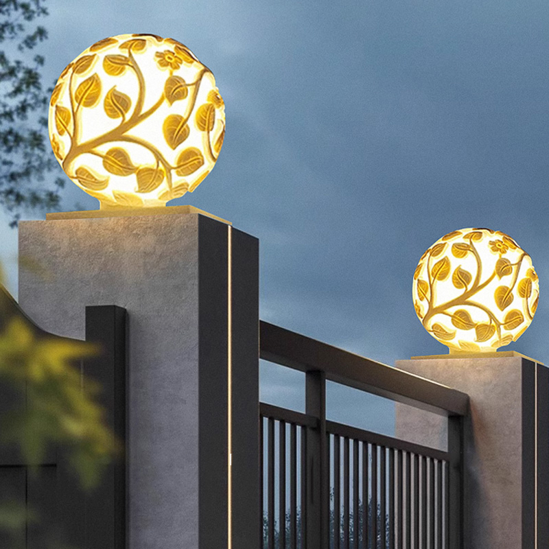 Outdoor column lights solar LE - Outdoor Lighting Decoration recension och pris
