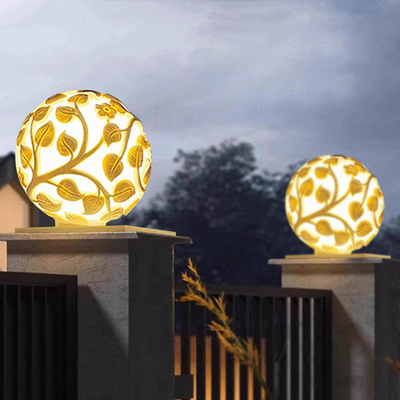 Outdoor column lights solar LE - Outdoor Lighting Decoration recension och pris