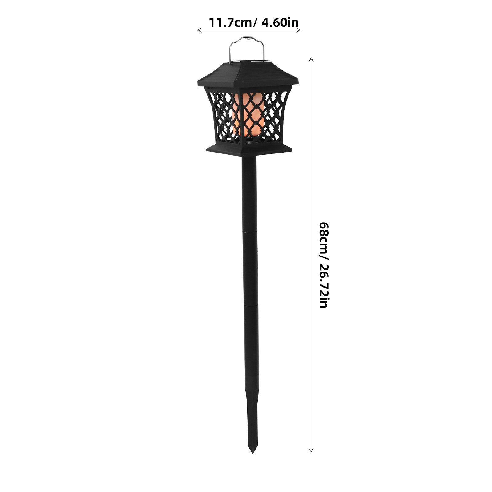2 Pcs Solar Lights Outdoor Gar - Outdoor Lighting Driveway recension och pris
