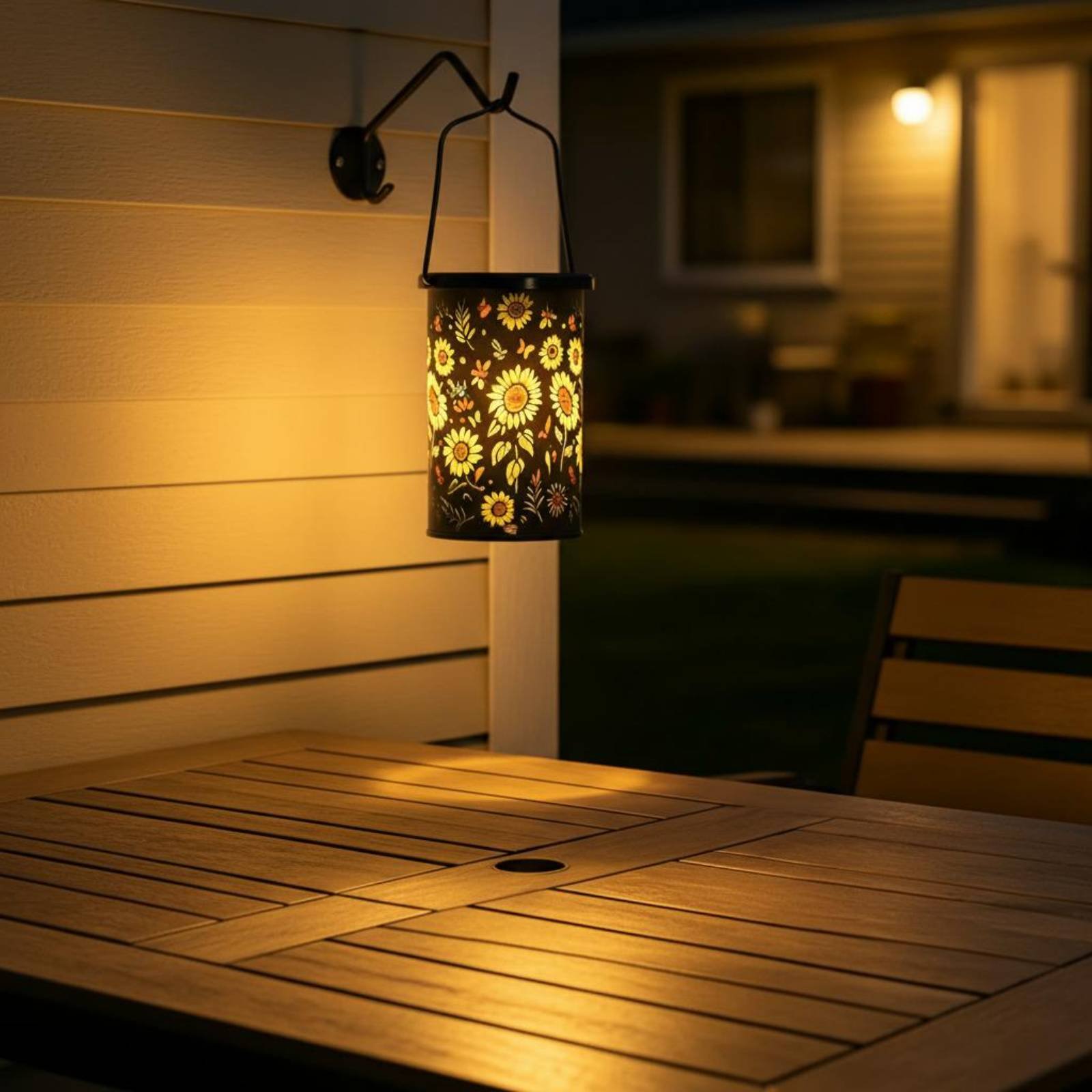 Floral Lantern Vintage Design  - Outdoor Lighting Battery Powered recension och pris
