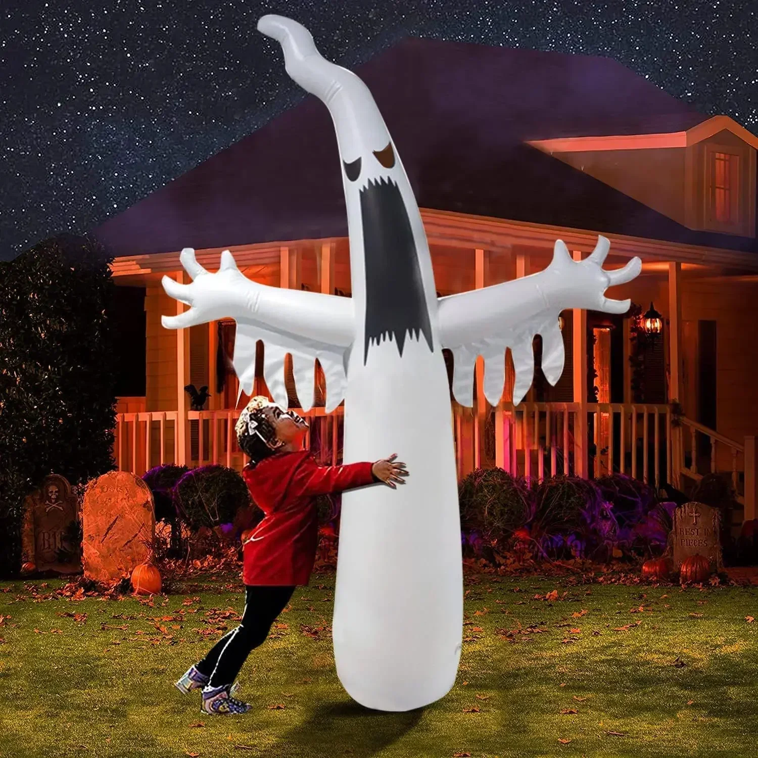 Halloween Inflatable Scary Gho - Lighting Wedding Outdoor recension och pris