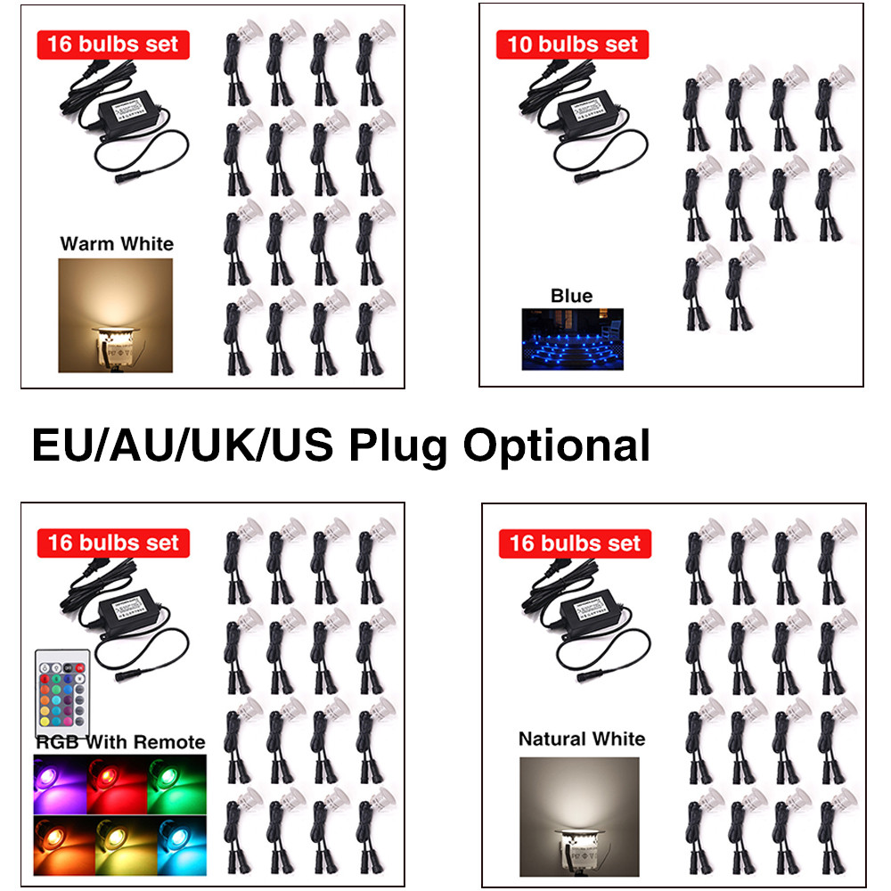 DC12V RGB LED Deck Light IP67  - Outdoor Lighting Driveway recension och pris