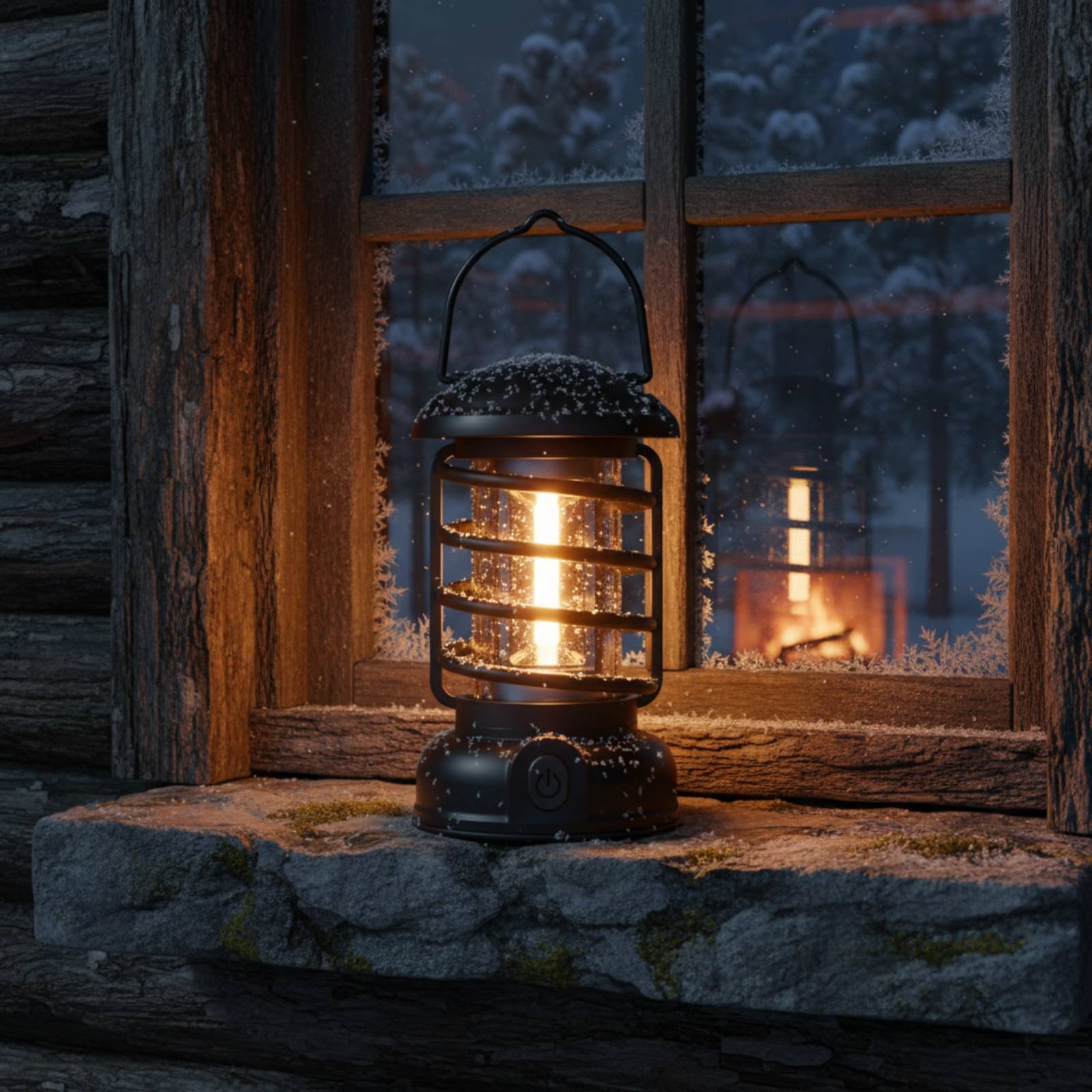 Retro Camping Lantern Two-Way  - Outdoor Lighting Battery Powered recension och pris