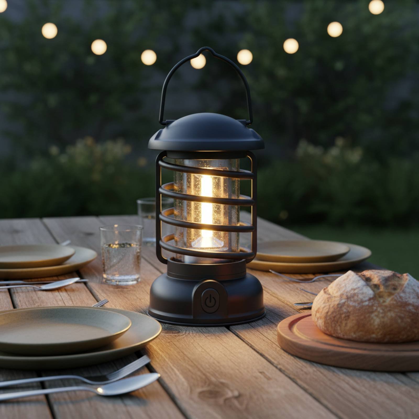 Retro Camping Lantern Two-Way  - Outdoor Lighting Battery Powered recension och pris