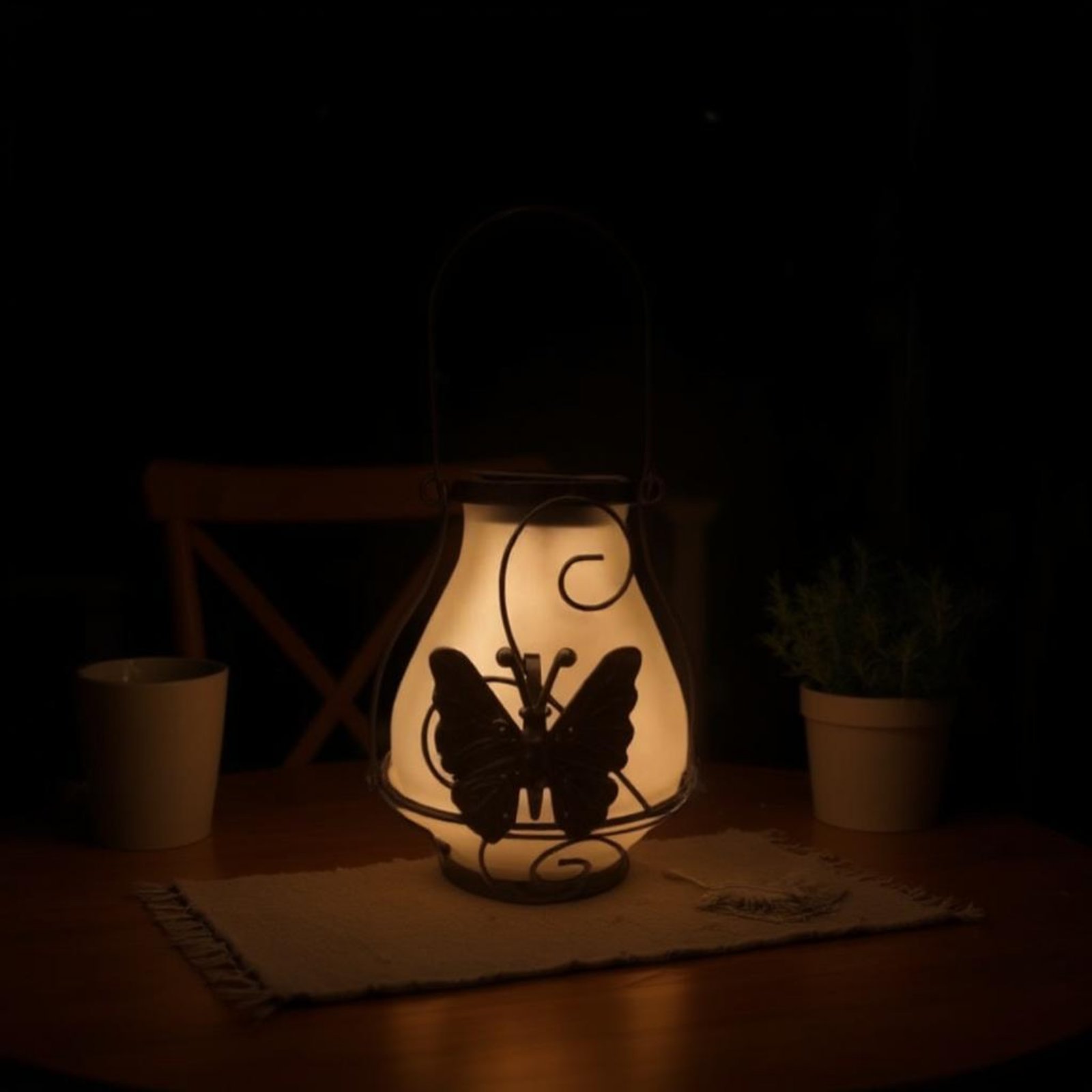 Solar Butterfly Lantern Waterp - Outdoor Lighting Battery Powered recension och pris