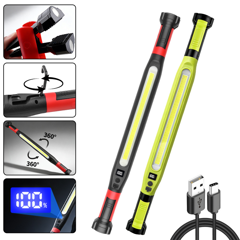 COB Work Light Type‑C Recharge - Outdoor Lighting Hooks recension och pris