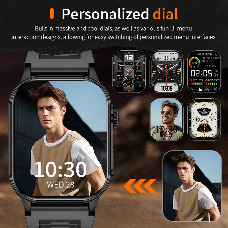 LIGE 2026 Outdoor Smart Watch  - Outdoor Lighting Track recension och pris