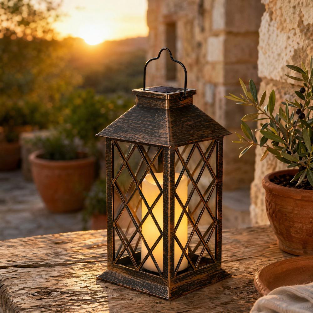 Retro Solar Lantern, Outdoor S - Outdoor Lighting And Decor recension och pris