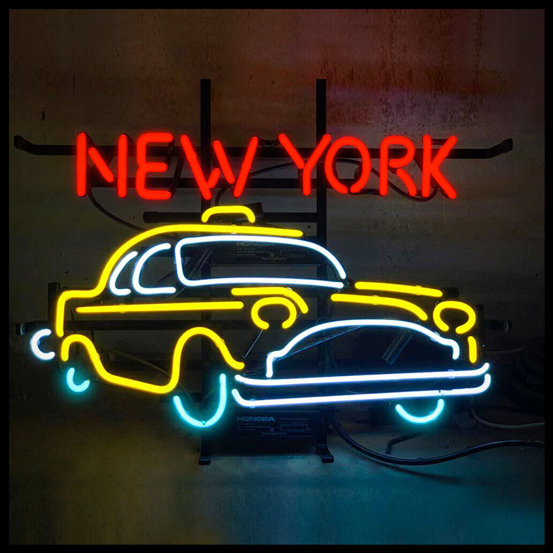 Neon Sign for New York Taxi Ne - Outdoor Lighting New York recension och pris