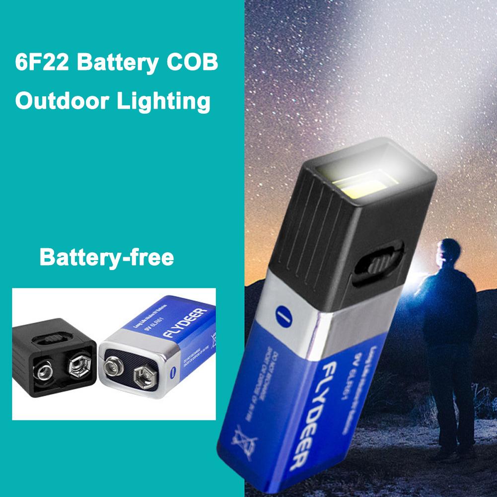 6F22 Battery COB Outdoor Light - Outdoor Lighting Not Working recension och pris