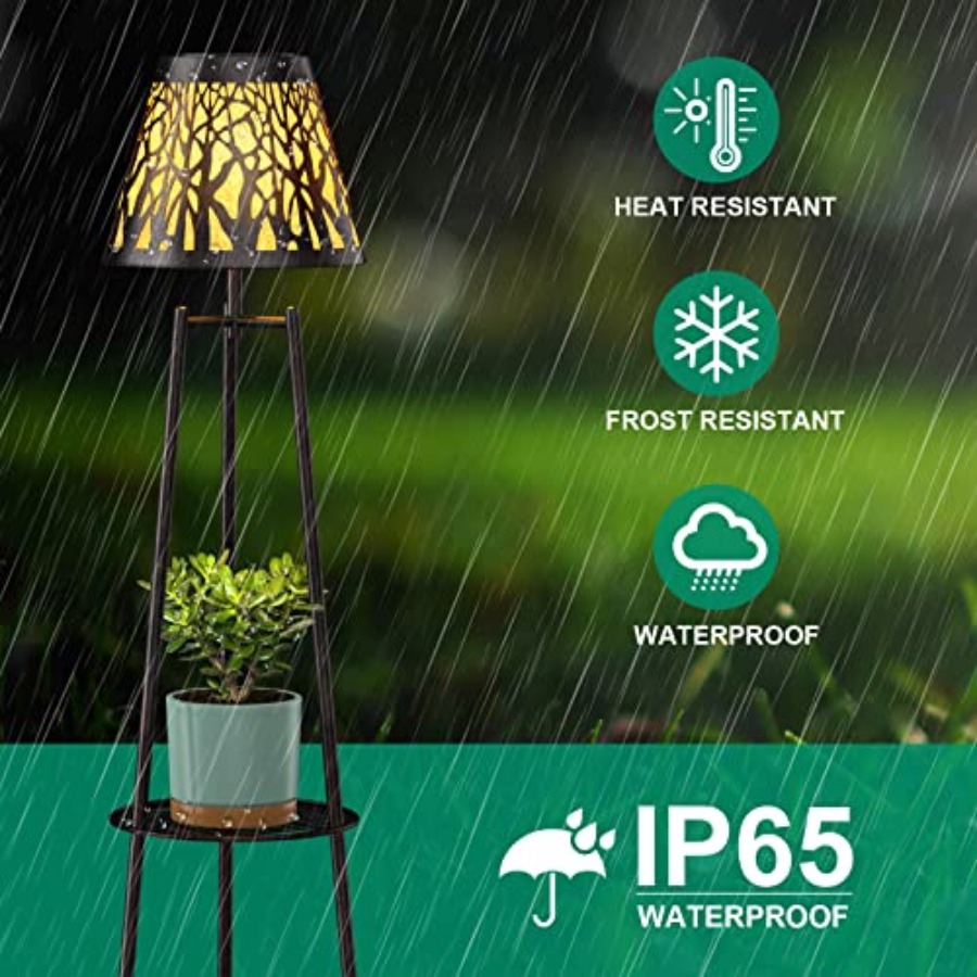 2 Pack Outdoor Solar Floor Lam - Outdoor Lighting Decoration recension och pris