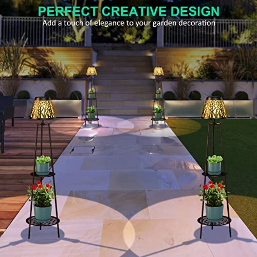2 Pack Outdoor Solar Floor Lam - Outdoor Lighting Decoration recension och pris