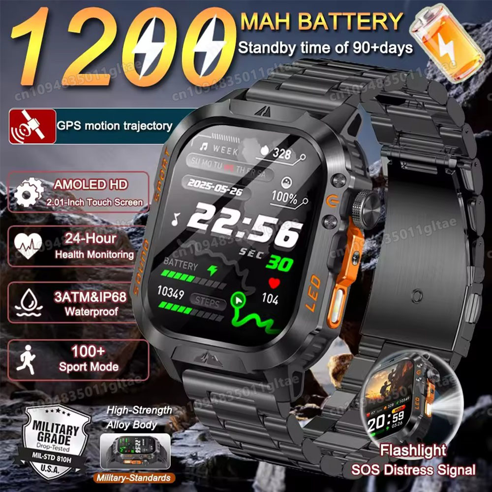2026 New Military Smart Watch  - Outdoor Lighting Zones recension och pris