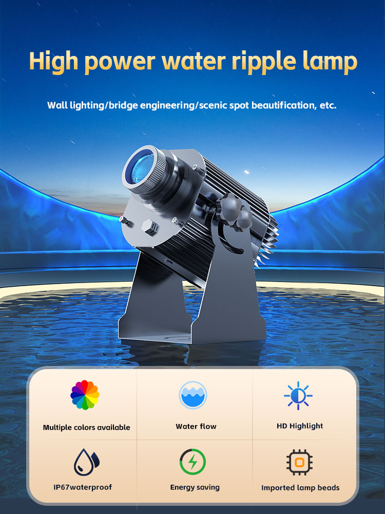 High-Power 3D Dynamic Water Ri - Outdoor Lighting Logo recension och pris