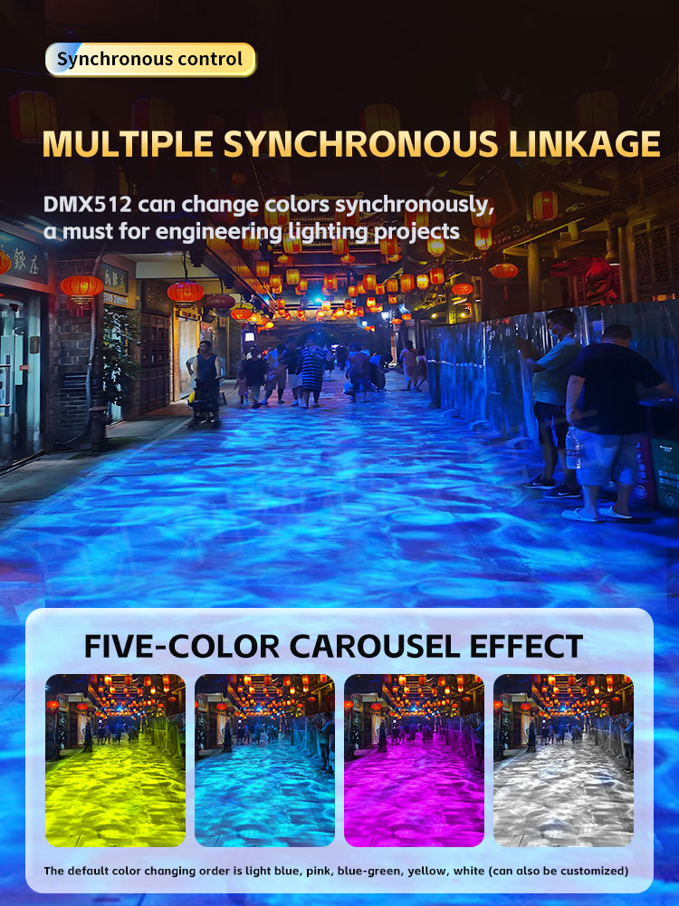 High-Power 3D Dynamic Water Ri - Outdoor Lighting Logo recension och pris