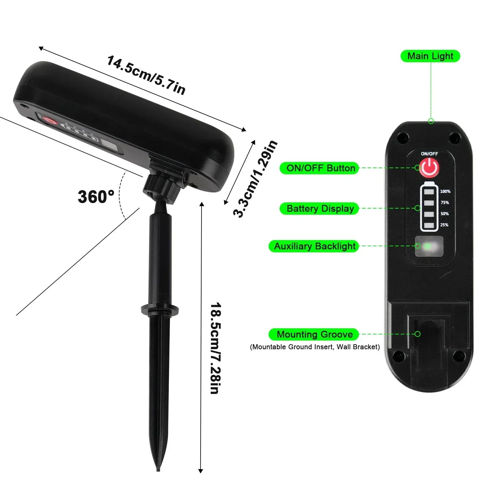 Solar LED Light Outdoor Solar  - Outdoor Lighting Driveway recension och pris