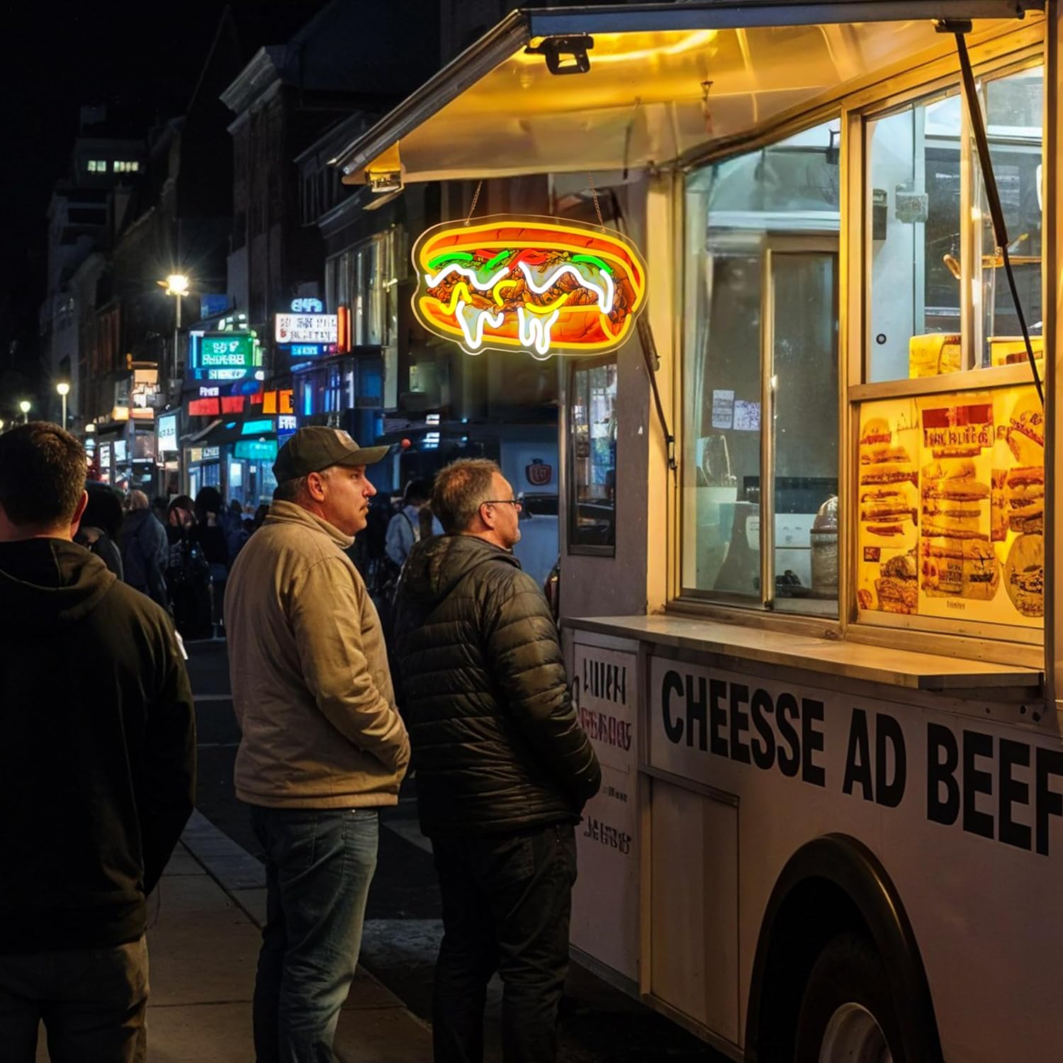 Philly Cheesesteak Neon Sign U - Outdoor Lighting Vendor recension och pris