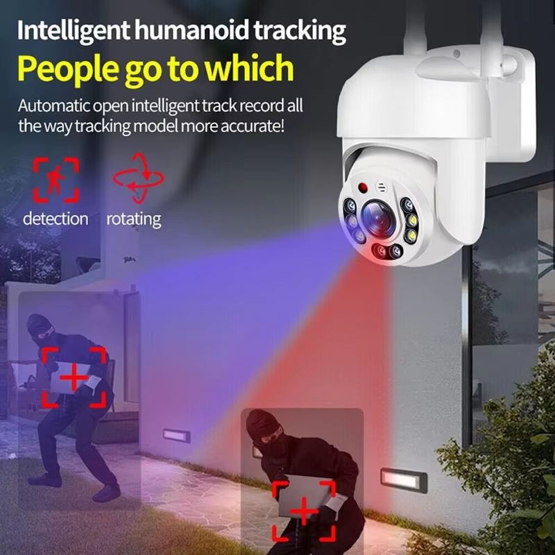 Outdoor HD WiFi Camera 360° Ro - Outdoor Lighting Track recension och pris