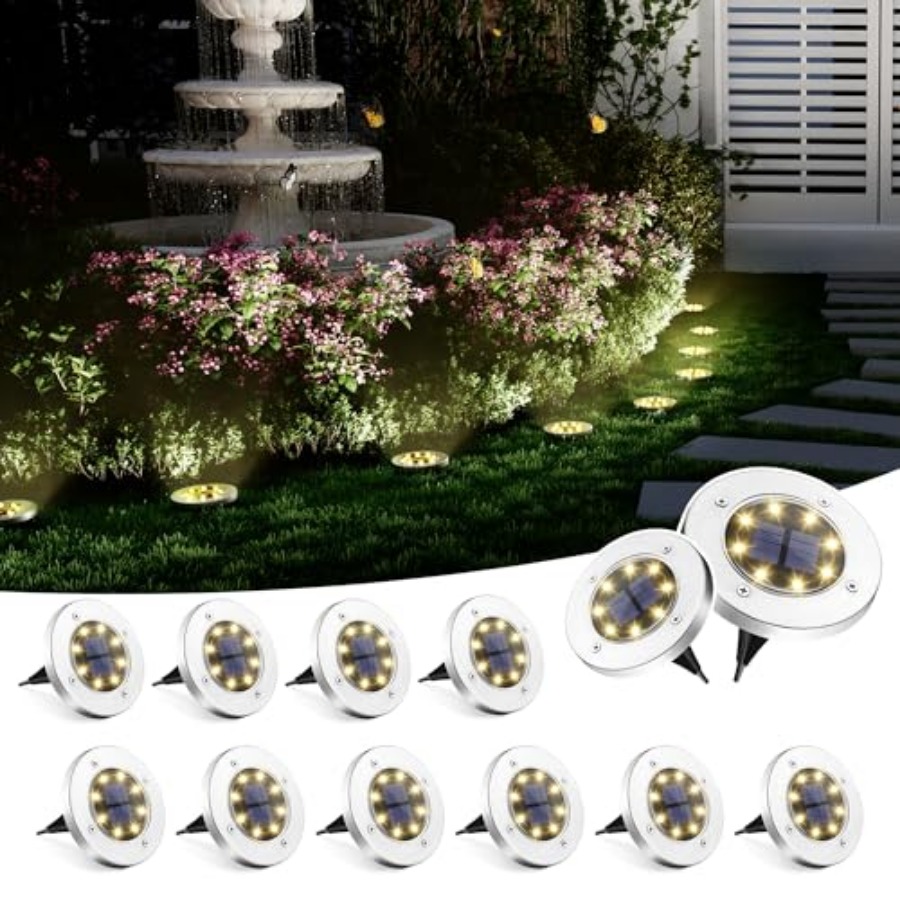 Solar Ground Lights Solar Ligh - Outdoor Lighting Driveway recension och pris