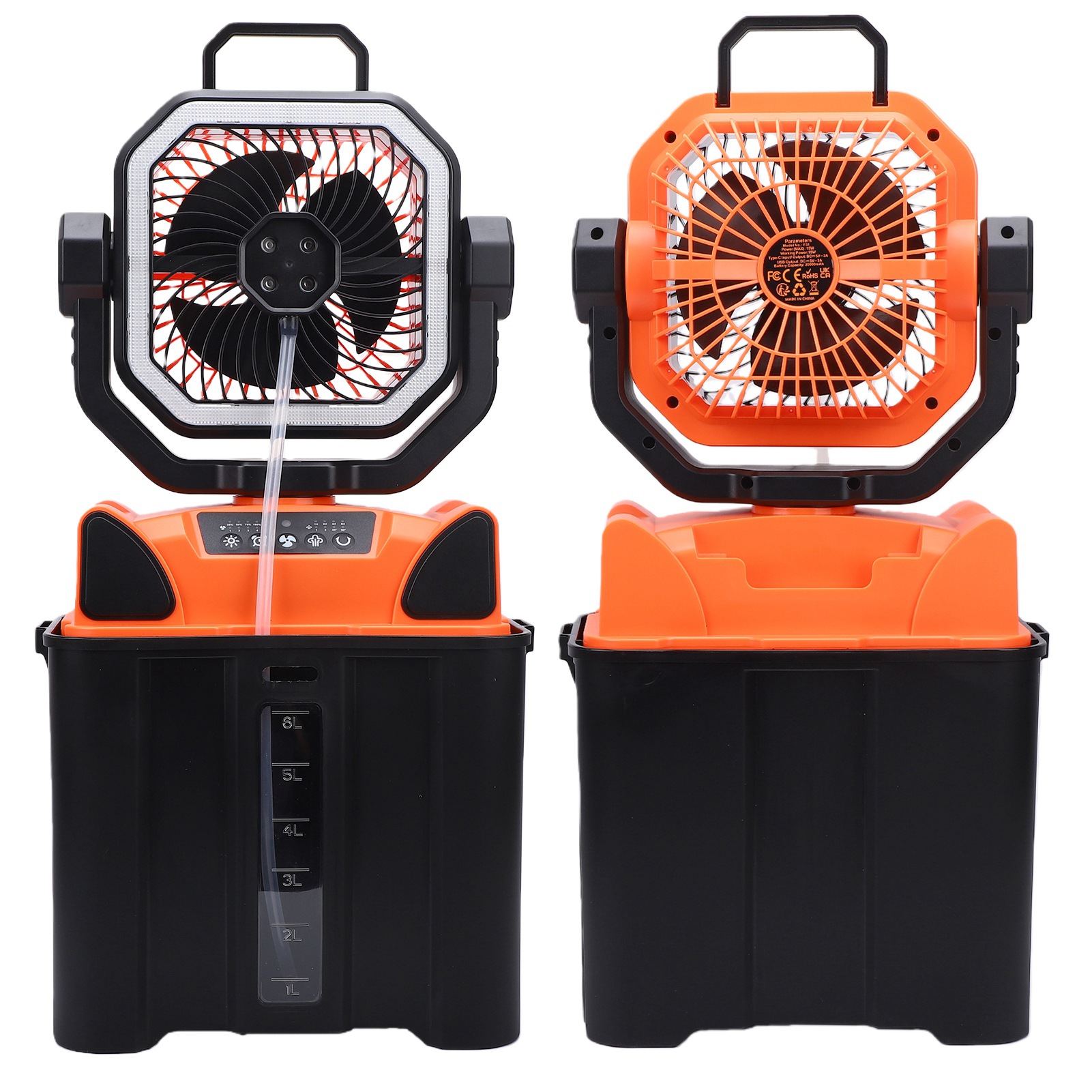 Rechargeable Camping Fan with  - Outdoor Lighting Battery Powered recension och pris