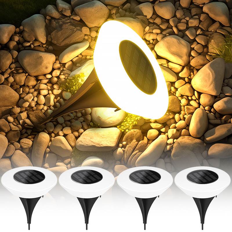 1/4 PCS Solar Ground Lights, C - Outdoor Lighting Driveway recension och pris