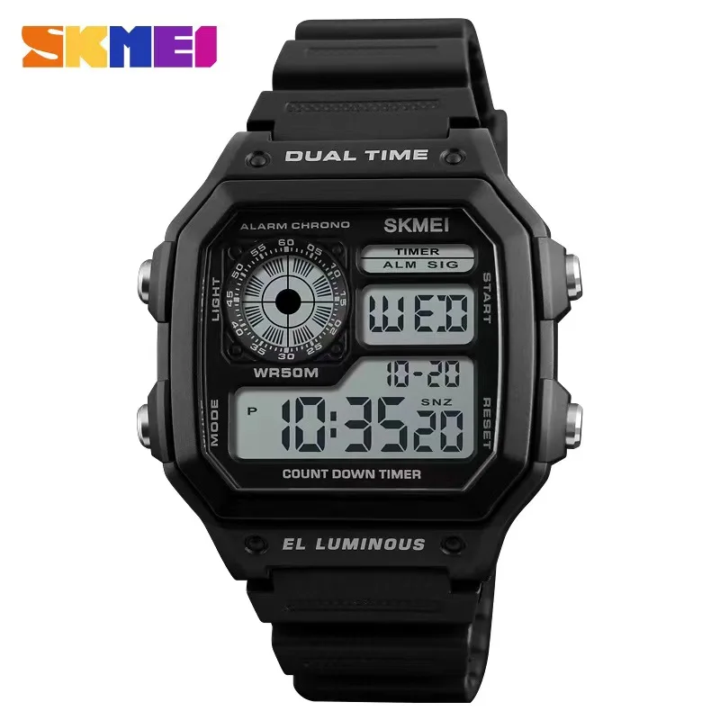 Skmei  Fashion Men PU Strap Mu - Outdoor Lighting Zones recension och pris