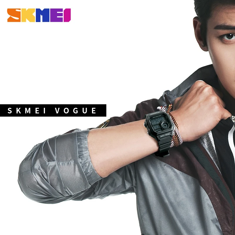 Skmei  Fashion Men PU Strap Mu - Outdoor Lighting Zones recension och pris